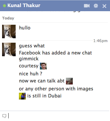 facebook chat easter eggs